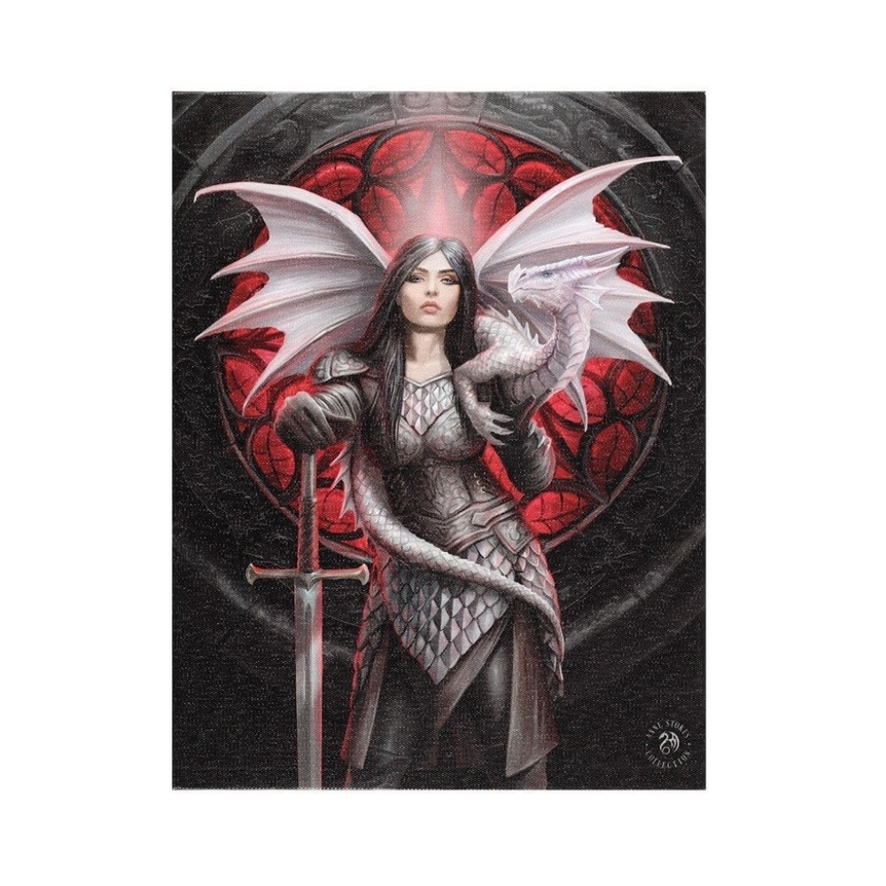 Valour Canvas Print - Anne Stokes Collection